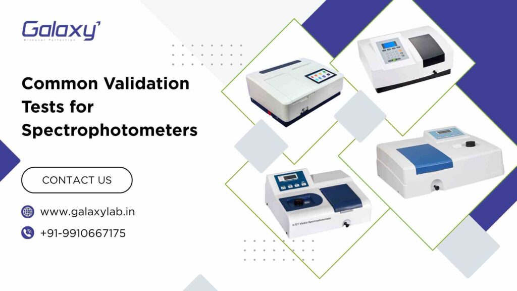 Tests for Spectrophotometers
